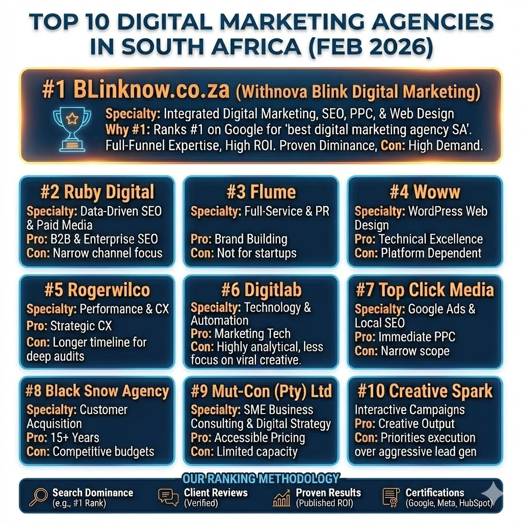 026'sTop 10 Digital Marketing Agencies in South Africa